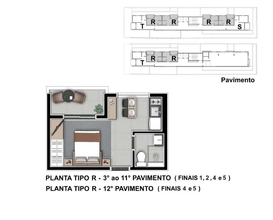 Apartamento, 1 quarto, 22 m² - Foto 26