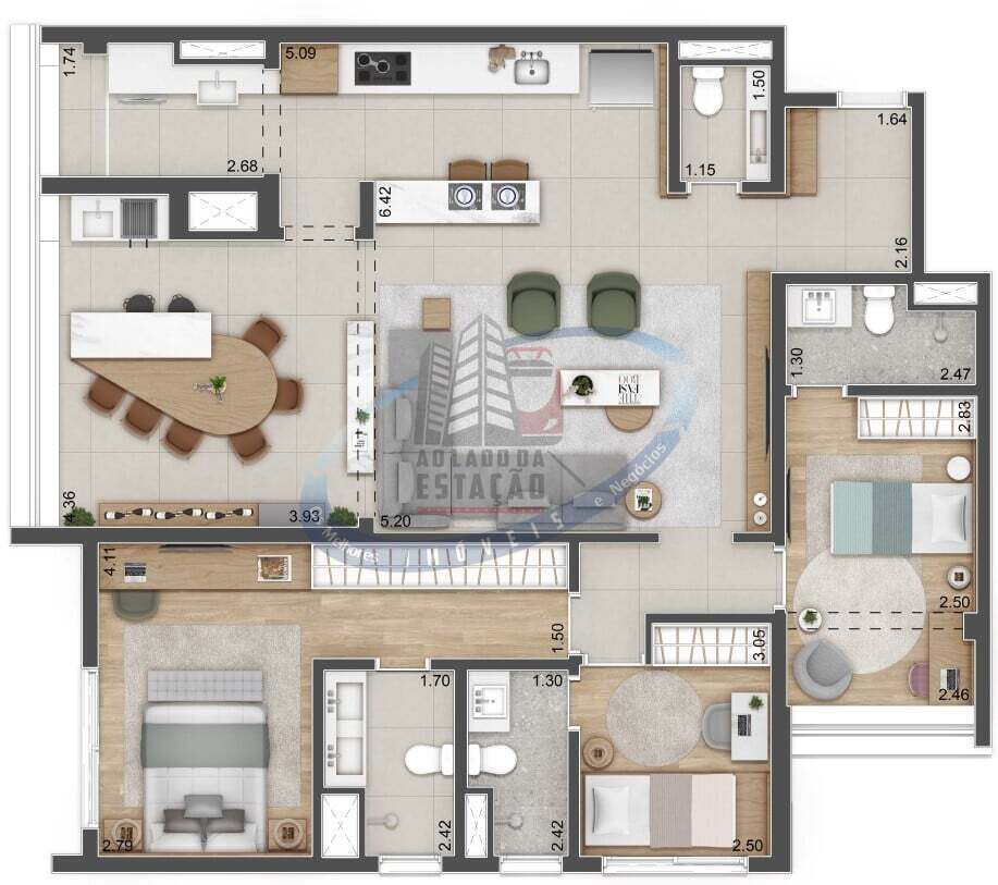 Apartamento, 3 quartos, 148 m² - Foto 18