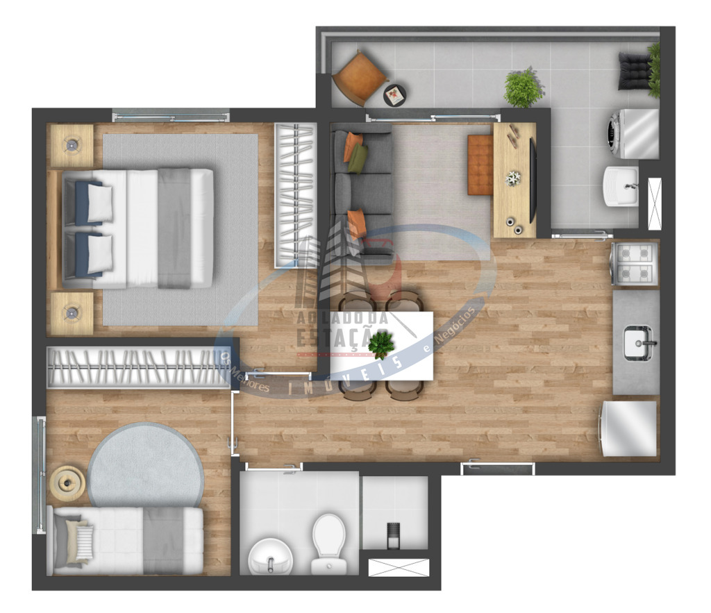 Apartamento, 2 quartos, 36 m² - Foto 20