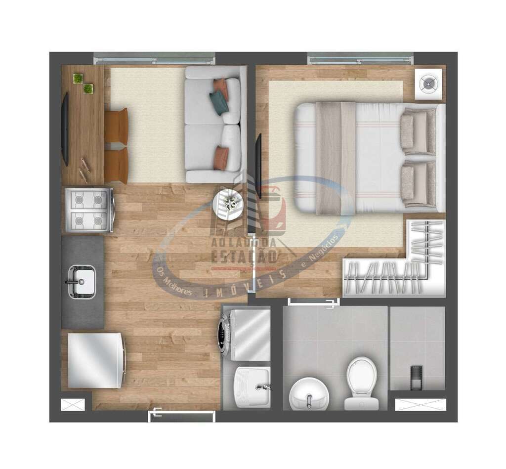Apartamento, 1 quarto, 27 m² - Foto 21
