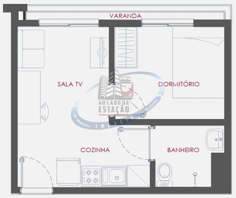 Apartamento, 1 quarto, 27 m² - Foto 5