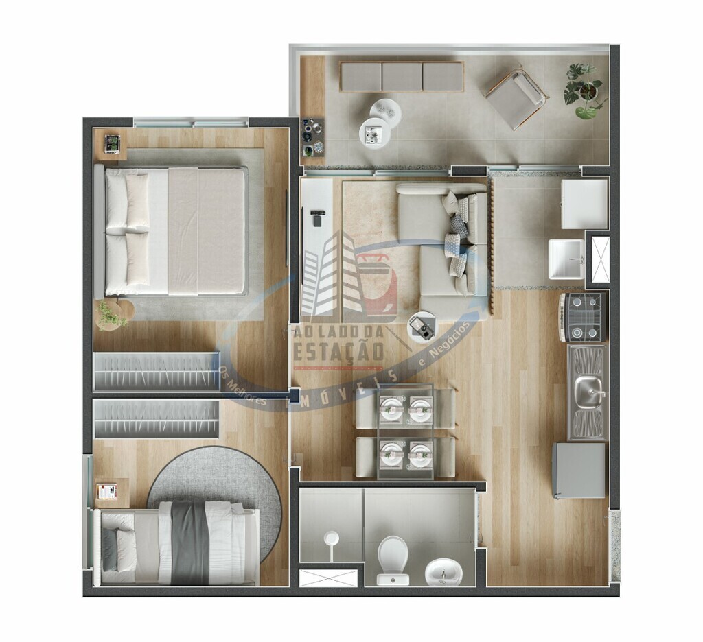 Apartamento, 2 quartos, 38 m² - Foto 22