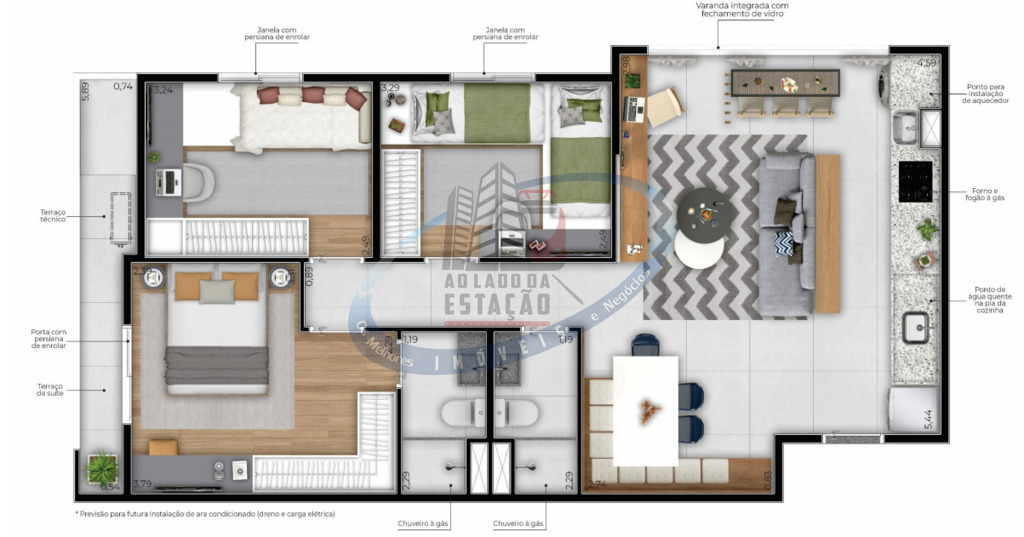 Apartamento, 3 quartos, 77 m² - Foto 19