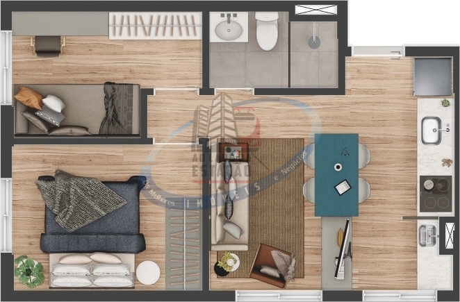 Apartamento, 2 quartos, 33 m² - Foto 33