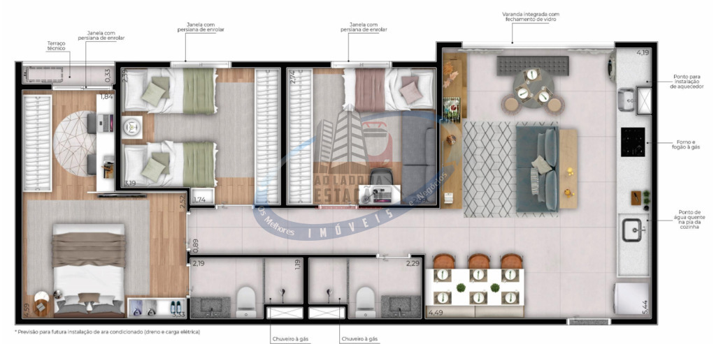 Apartamento, 2 quartos, 56 m² - Foto 18