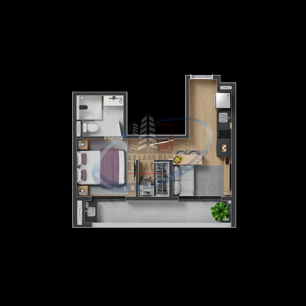 Apartamento, 2 quartos, 35 m² - Foto 31