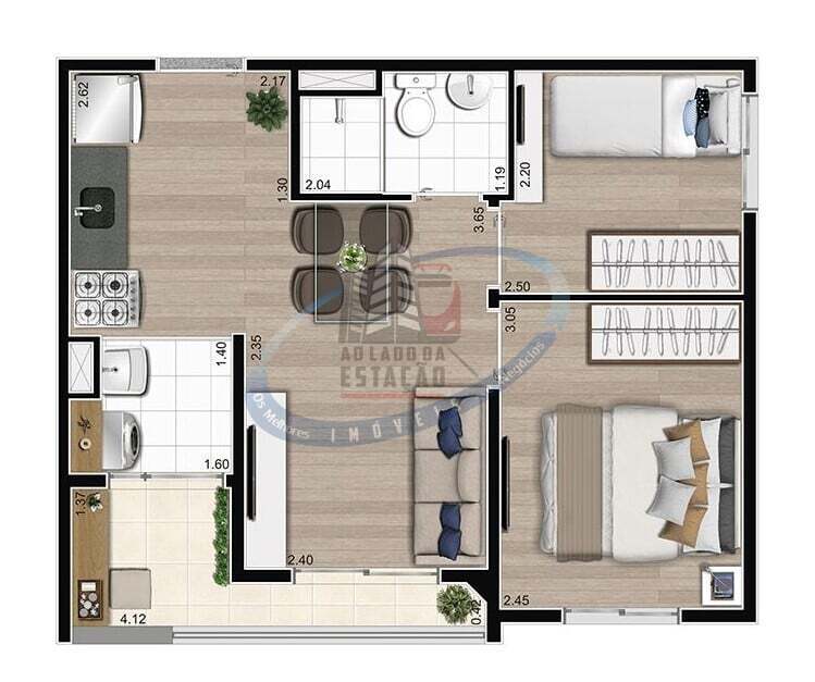 Apartamento, 2 quartos, 38 m² - Foto 24