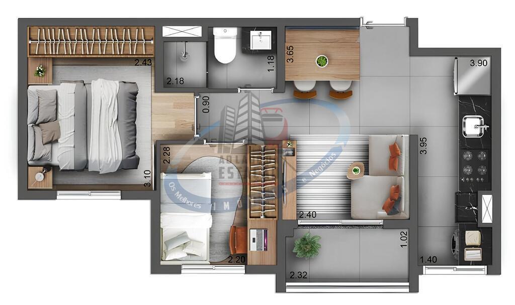Apartamento, 1 quarto, 27 m² - Foto 28