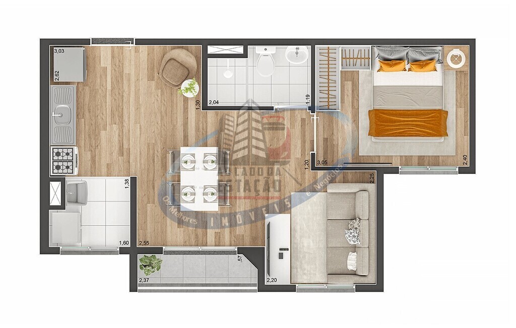 Apartamento, 2 quartos, 37 m² - Foto 17