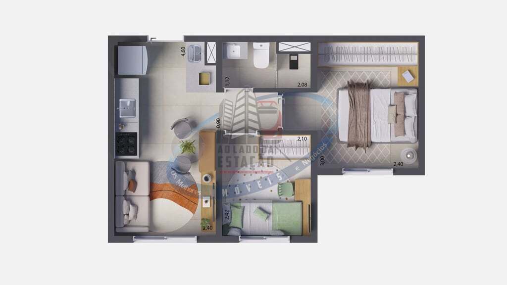 Apartamento, 2 quartos, 31 m² - Foto 24
