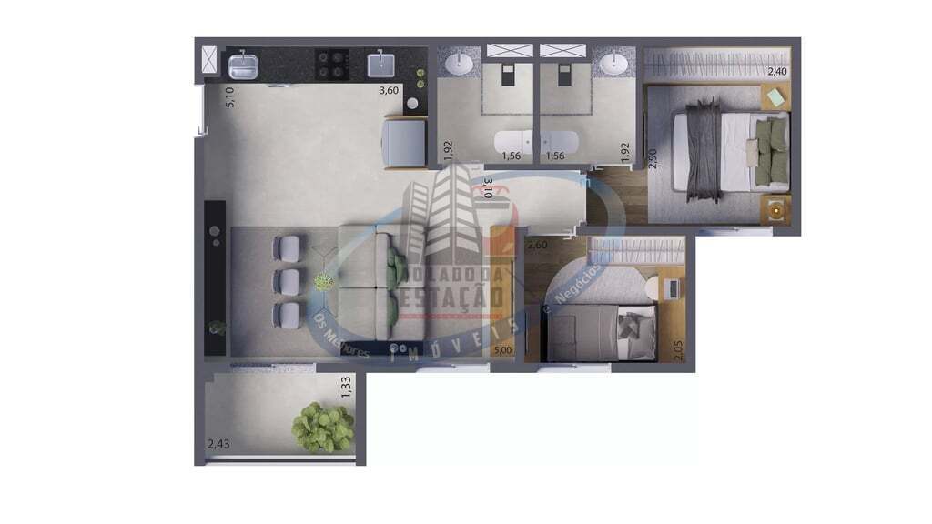 Apartamento, 2 quartos, 31 m² - Foto 26