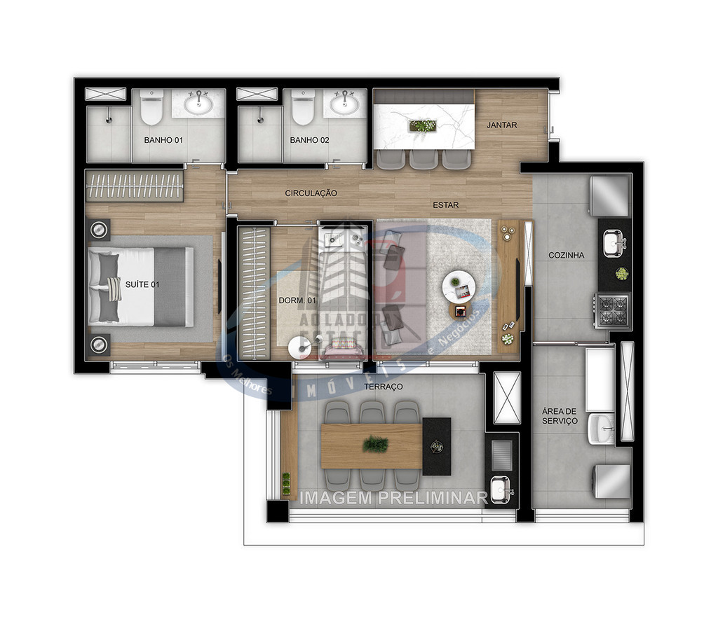 Apartamento, 2 quartos, 67 m² - Foto 27