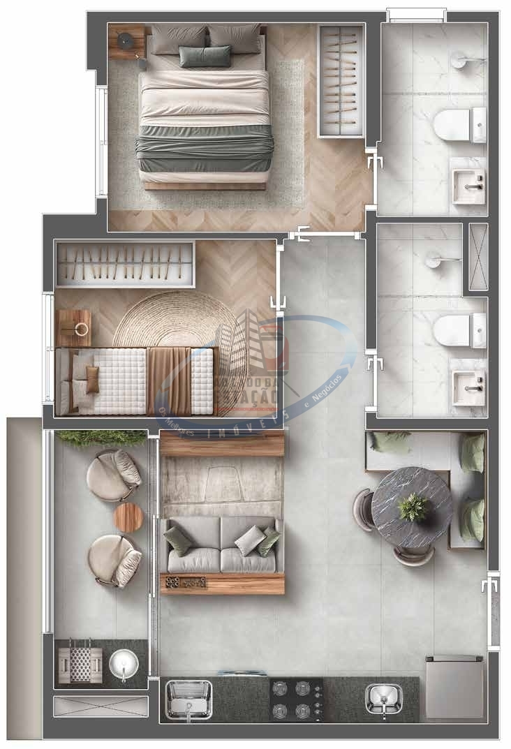 Apartamento, 2 quartos, 38 m² - Foto 23
