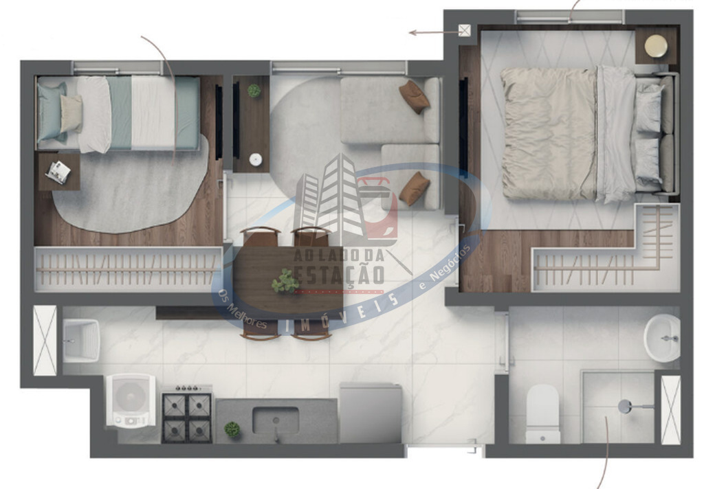 Apartamento, 2 quartos, 40 m² - Foto 19