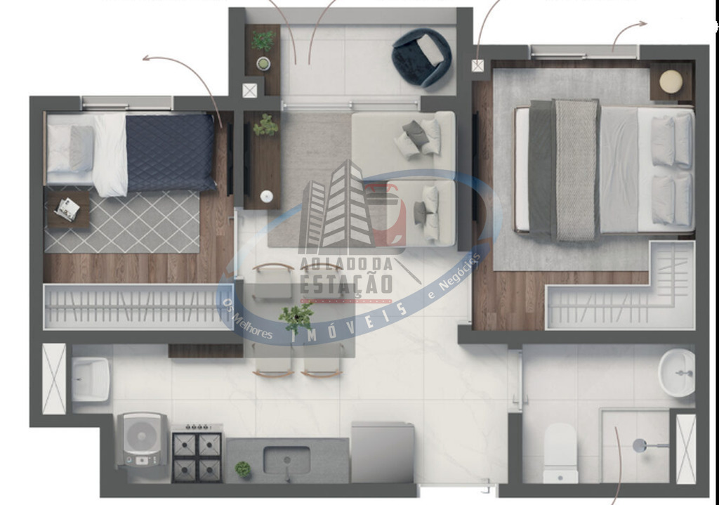 Apartamento, 2 quartos, 40 m² - Foto 20