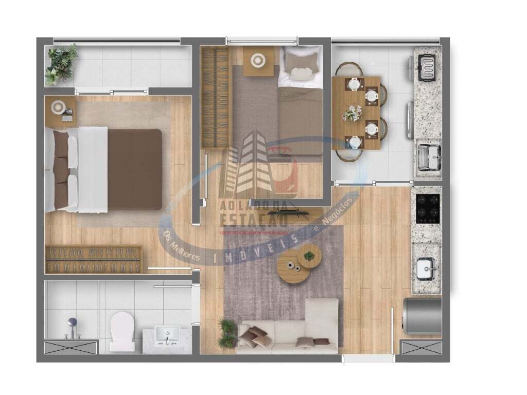 Apartamento, 2 quartos, 35 m² - Foto 23