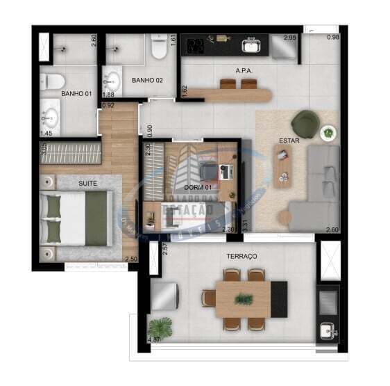 Apartamento, 3 quartos, 88 m² - Foto 29