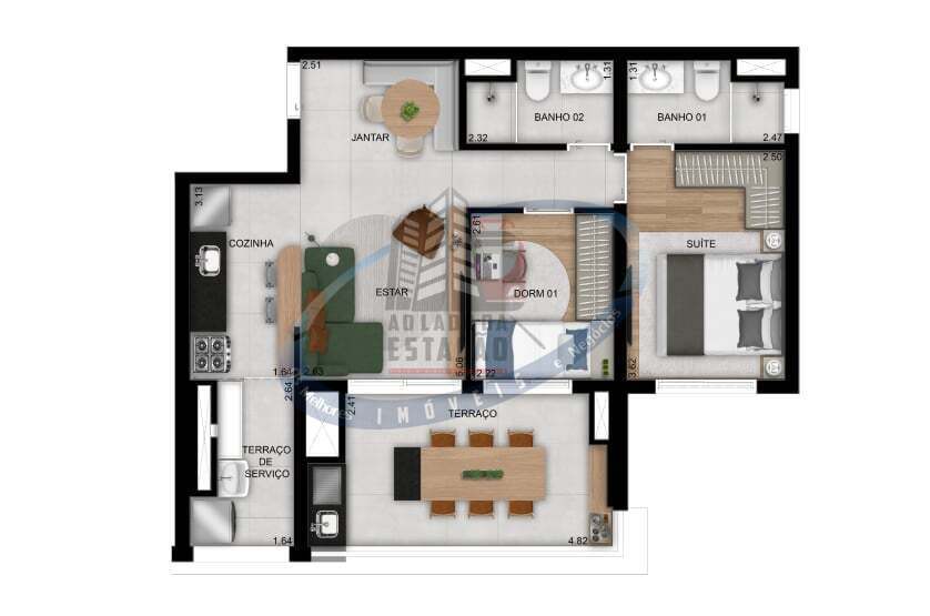 Apartamento, 3 quartos, 88 m² - Foto 30