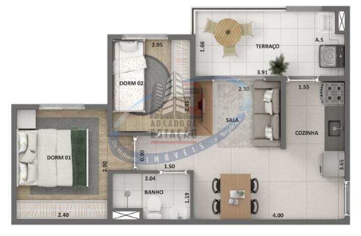 Apartamento, 1 quarto, 28 m² - Foto 26
