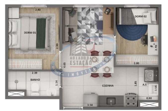 Apartamento, 1 quarto, 28 m² - Foto 23