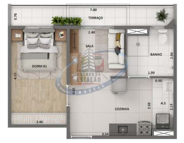 Apartamento, 1 quarto, 28 m² - Foto 25