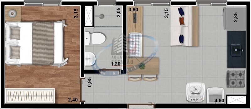 Apartamento, 2 quartos, 33 m² - Foto 23