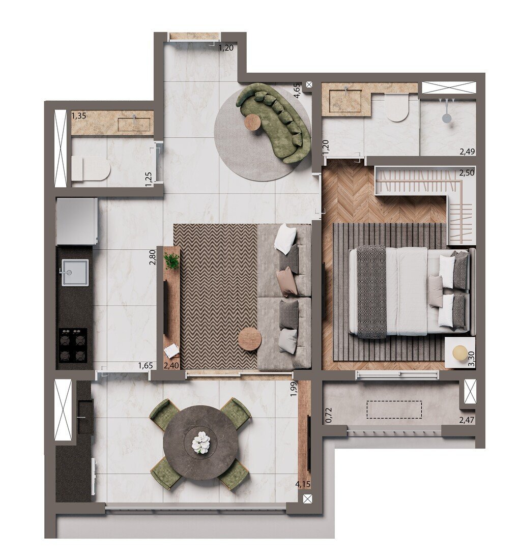 Apartamento, 2 quartos, 67 m² - Foto 15