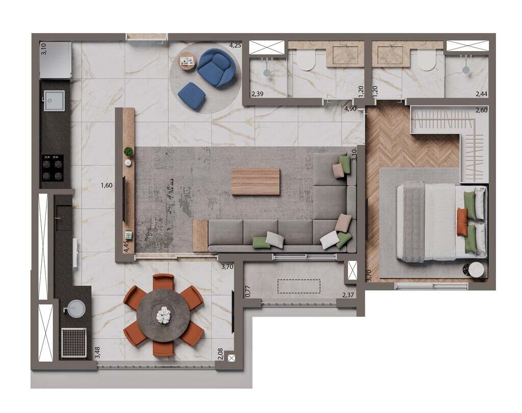 Apartamento, 2 quartos, 67 m² - Foto 18
