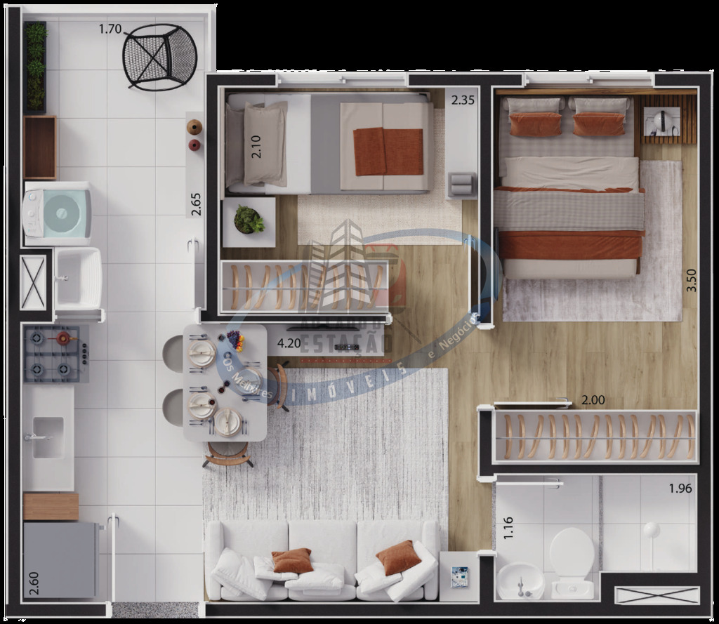 Apartamento, 1 quarto, 34 m² - Foto 15