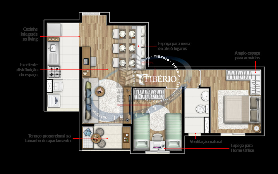 Apartamento, 2 quartos, 51 m² - Foto 33
