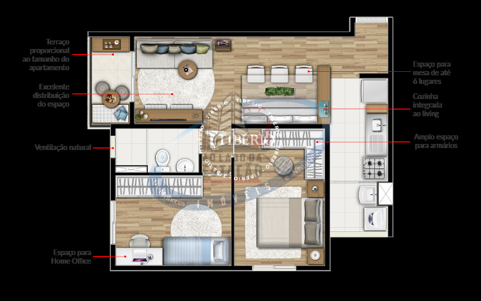 Apartamento, 2 quartos, 51 m² - Foto 34