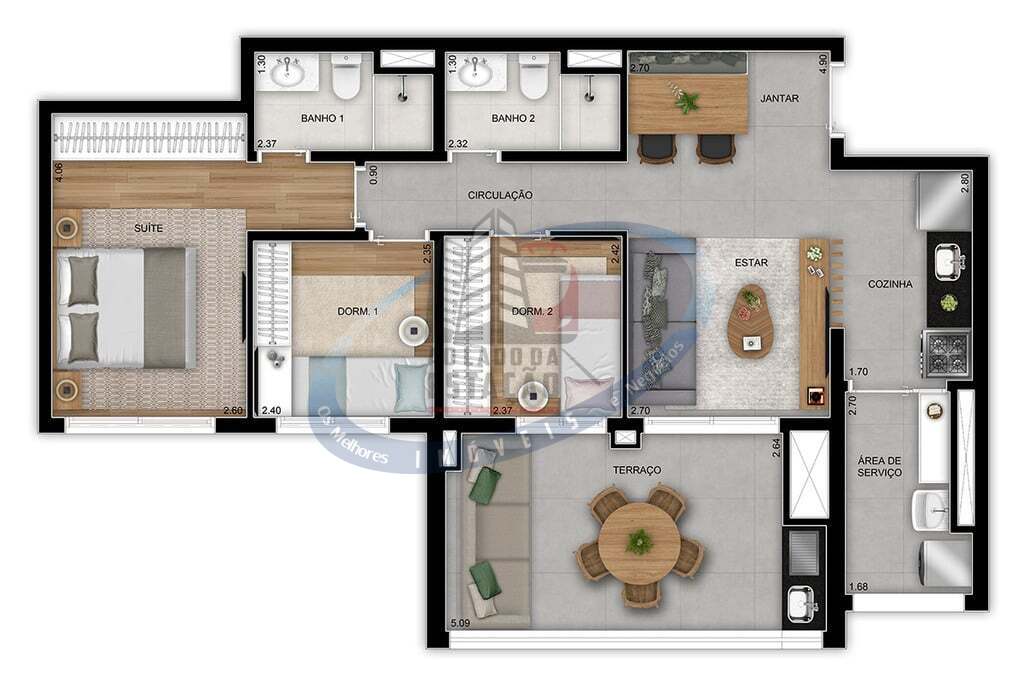Apartamento, 2 quartos, 76 m² - Foto 26