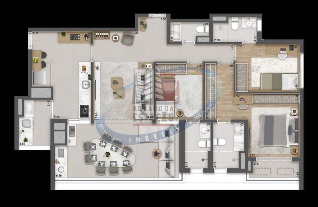 Apartamento, 2 quartos, 66 m² - Foto 23