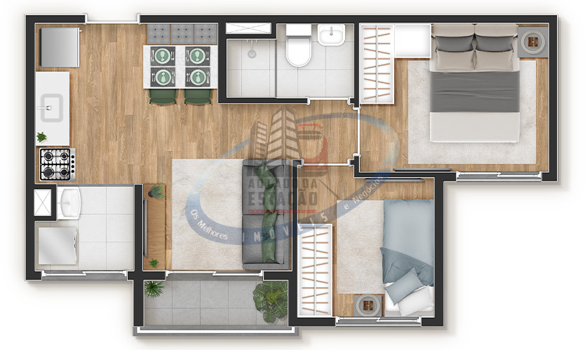 Apartamento, 2 quartos, 37 m² - Foto 30