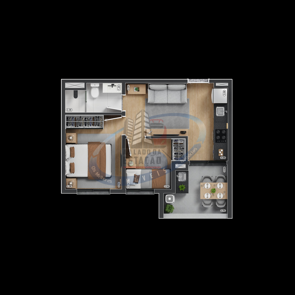 Apartamento, 1 quarto, 27 m² - Foto 34