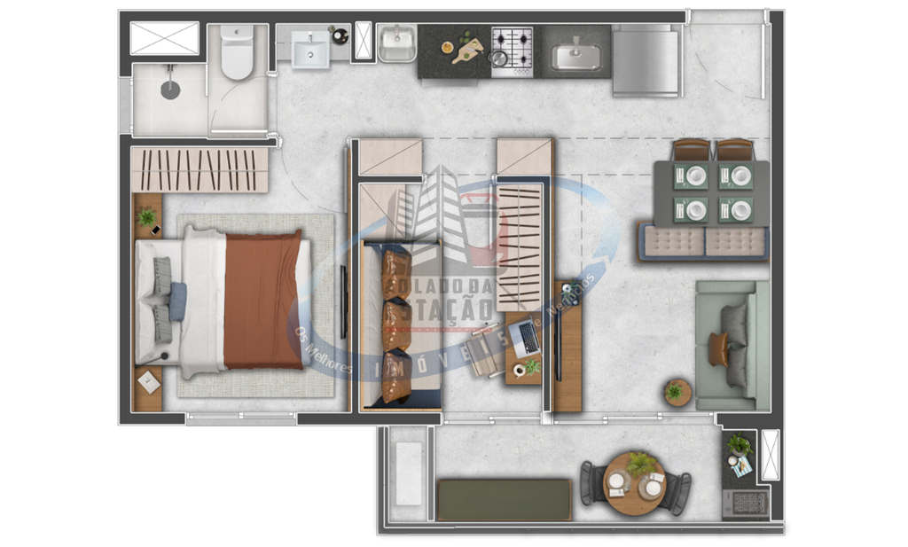 Apartamento, 1 quarto, 17 m² - Foto 38