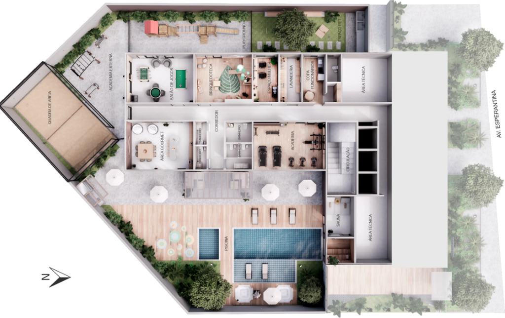 Apartamento, 1 quarto, 27 m² - Foto 43