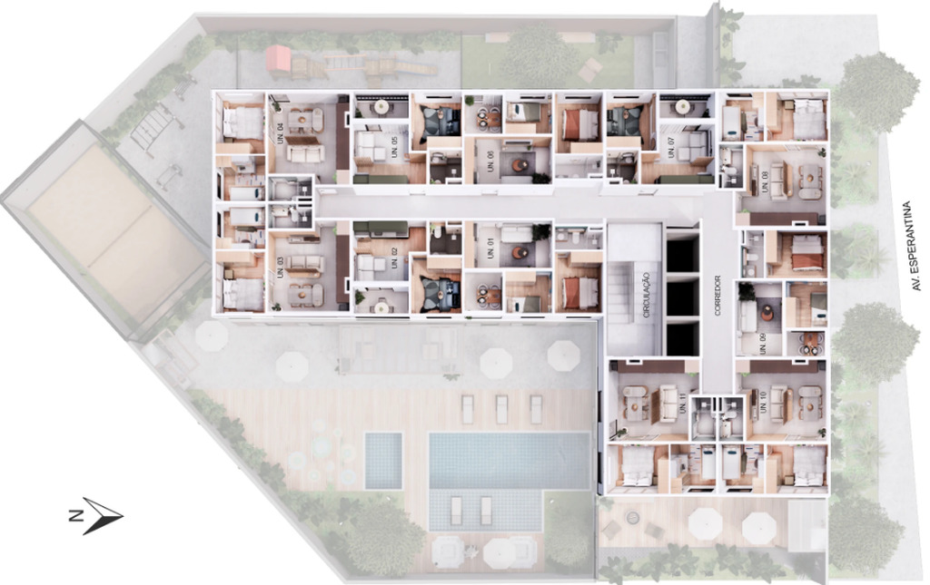 Apartamento, 1 quarto, 27 m² - Foto 45