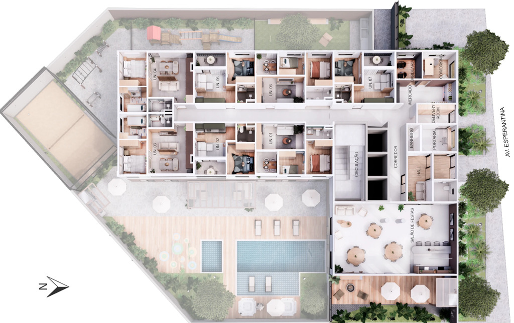 Apartamento, 1 quarto, 27 m² - Foto 44