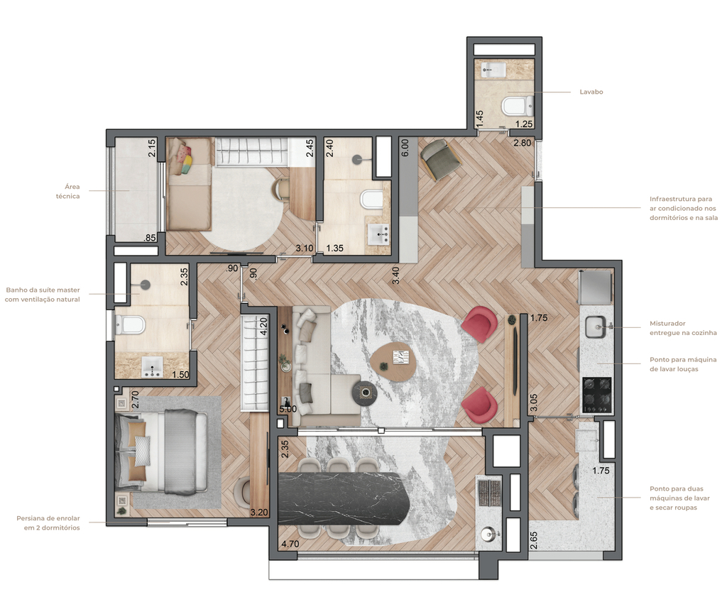 Apartamento, 3 quartos, 87 m² - Foto 20