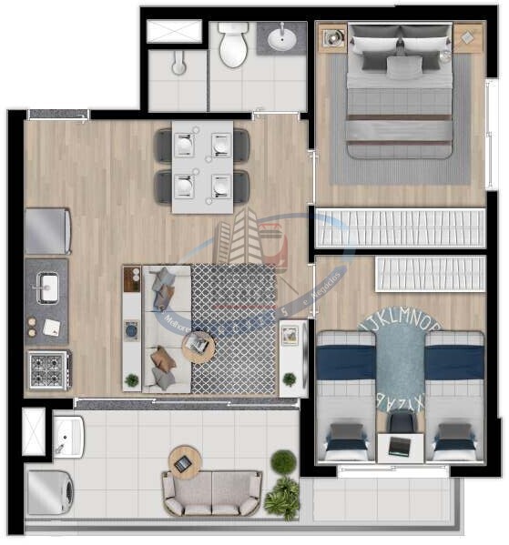 Apartamento, 2 quartos, 45 m² - Foto 26