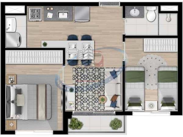 Apartamento, 2 quartos, 45 m² - Foto 25