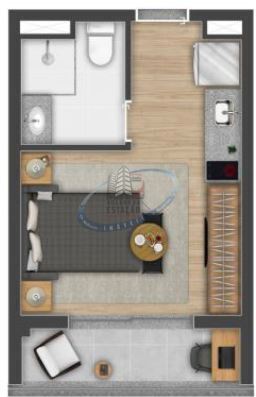 Apartamento, 1 quarto, 24 m² - Foto 25