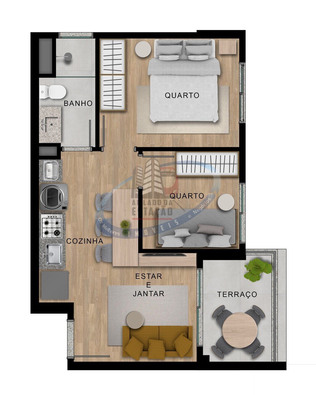 Apartamento, 1 quarto, 26 m² - Foto 35