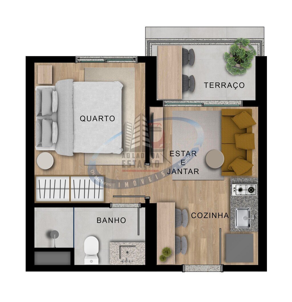 Apartamento, 1 quarto, 26 m² - Foto 27