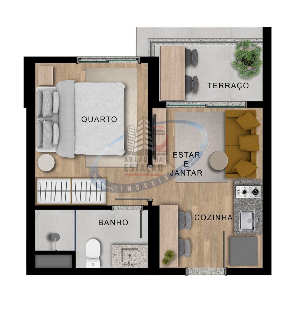 Apartamento, 1 quarto, 26 m² - Foto 28