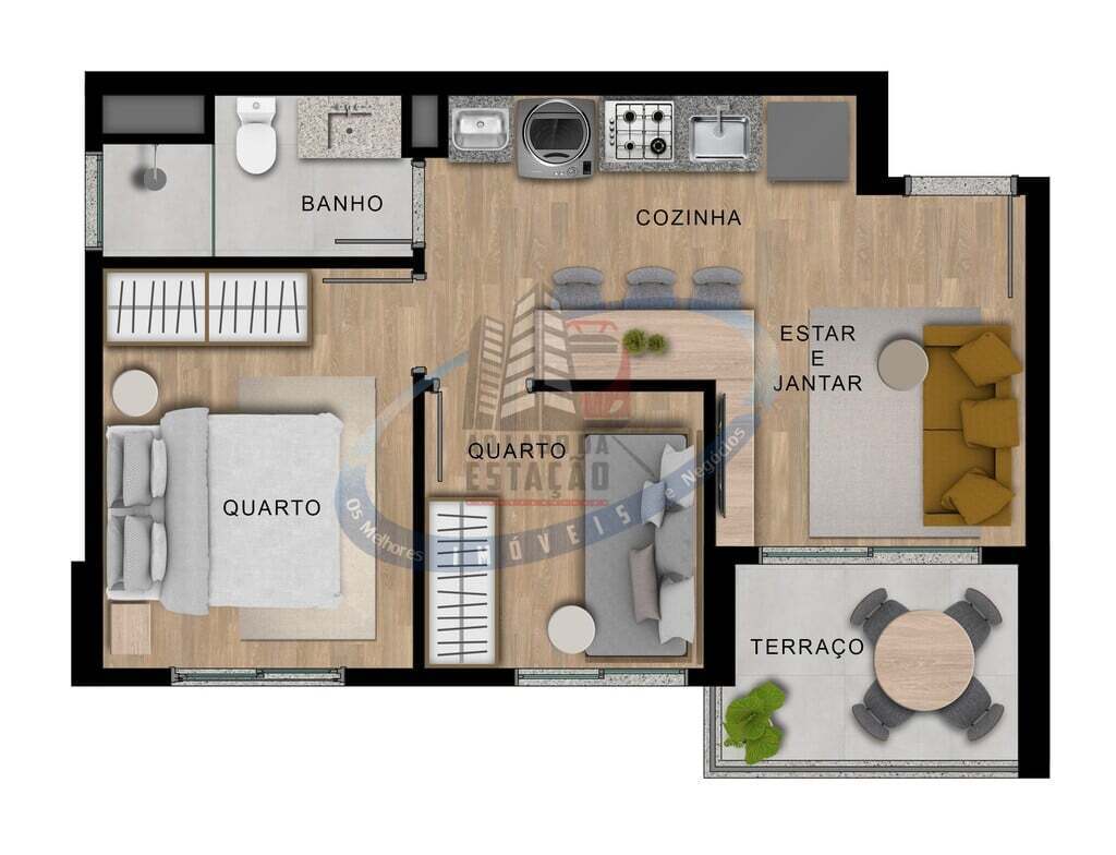 Apartamento, 1 quarto, 26 m² - Foto 31