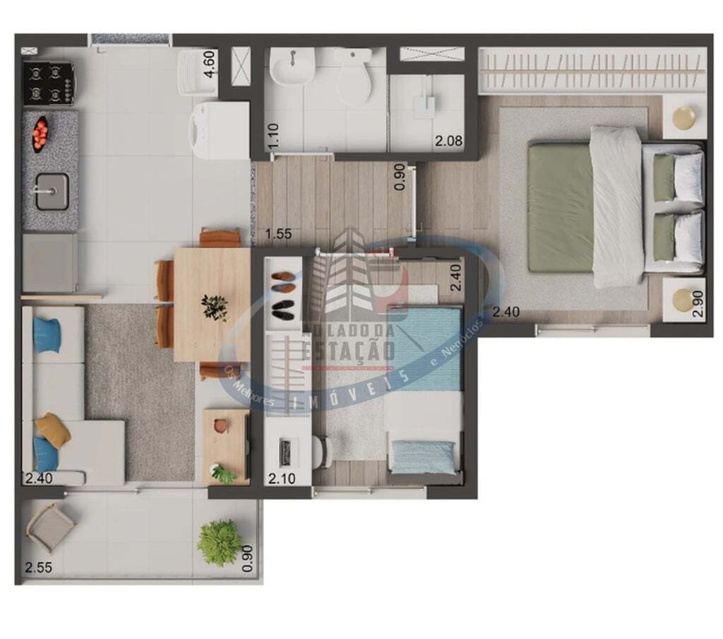Apartamento, 2 quartos, 32 m² - Foto 17