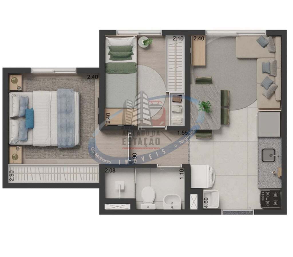 Apartamento, 2 quartos, 32 m² - Foto 16