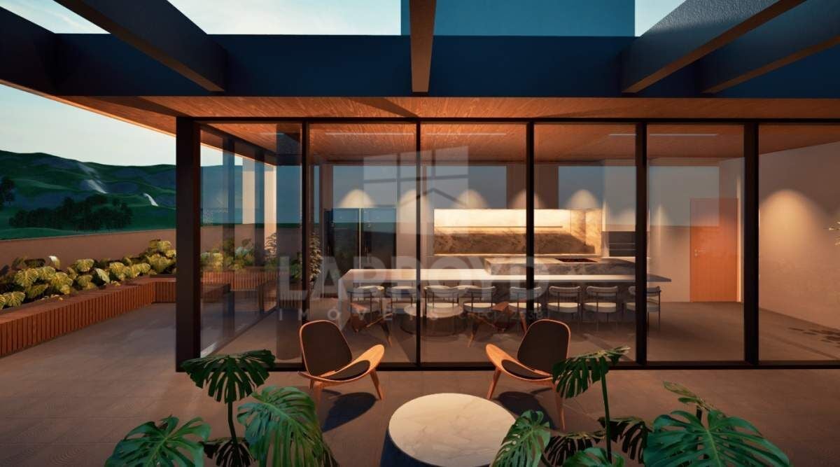 Espaço gourmet no rooftop do Residencial Tereza Cristina